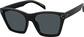 Angle view of Square Sunglasses T01102112 in Black thumbnail