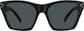 Front view of Square Sunglasses T01102112 in Black thumbnail