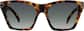 Front view of Square Sunglasses T01102515 in Tortoiseshell thumbnail