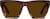 Front view of Rectangle Sunglasses T01112515 in Tortoiseshell thumbnail