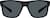 Front view of Rectangle Sunglasses T01122112 in Black thumbnail