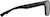 Side view of Rectangle Sunglasses T01122112 in Black thumbnail