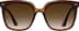 Rectangle Sunglasses T01131515 in Brown