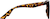Side view of Rectangle Sunglasses T01132515 in Tortoiseshell thumbnail
