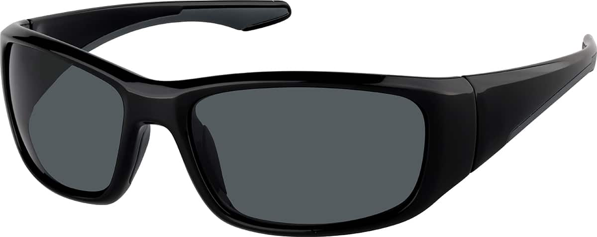 Angle view of Sport Sunglasses T01142111 in Black