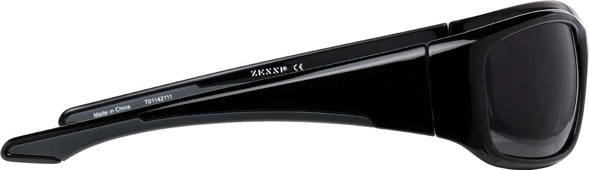 Side view of Sport Sunglasses T01142111 in Black