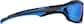 Side view of Floating Sunglasses T01301616 in Black & Blue thumbnail