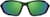 Front view of Floating Sunglasses T01302424 in Black & Green thumbnail
