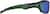 Side view of Floating Sunglasses T01302424 in Black & Green thumbnail