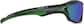 Side view of Floating Sunglasses T01302424 in Black & Green thumbnail