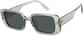Angle view of Rectangle Sunglasses T01351212 in Gray thumbnail