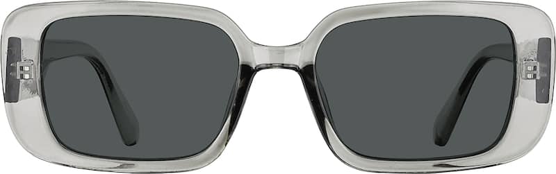 Gray Rectangle Sunglasses