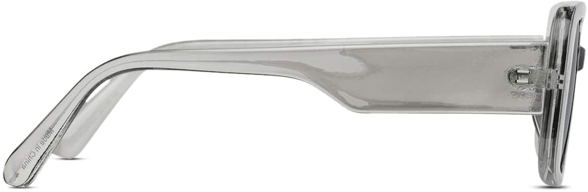 Side view of Rectangle Sunglasses T01351212 in Gray