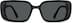Rectangle Sunglasses T01352112 in Black