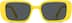 Rectangle Sunglasses T01352212 in Yellow