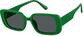 Angle view of Rectangle Sunglasses T01352412 in Green thumbnail