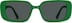Rectangle Sunglasses T01352412 in Green