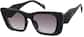 Angle view of Rectangle Sunglasses T01412117 in Black thumbnail