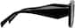Side view of Rectangle Sunglasses T01412117 in Black thumbnail