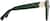 Side view of Cat-Eye Sunglasses T01422424 in Green thumbnail