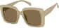 Angle view of Square Sunglasses T01431515 in Brown thumbnail