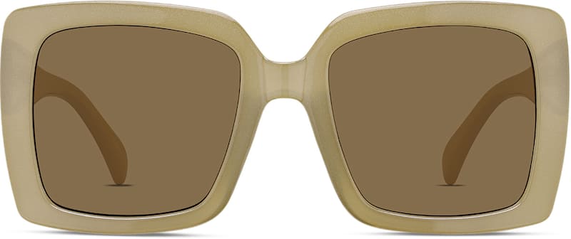 Brown Square Sunglasses