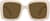 Front view of Square Sunglasses T01433315 in Cream thumbnail