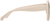 Side view of Square Sunglasses T01433315 in Cream thumbnail