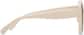 Side view of Square Sunglasses T01433315 in Cream thumbnail