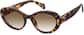 Angle view of Cat-Eye Sunglasses T01442515 in Tortoiseshell thumbnail