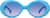Front view of Oval Sunglasses T01451616 in Blue thumbnail