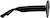 Side view of Oval Sunglasses T01452112 in Black thumbnail