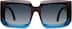 Rectangle Sunglasses T01461512 in Brown