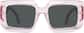Front view of Square Sunglasses T01461912 in Pink thumbnail