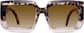 Front view of Square Sunglasses T01462515 in Tortoiseshell thumbnail