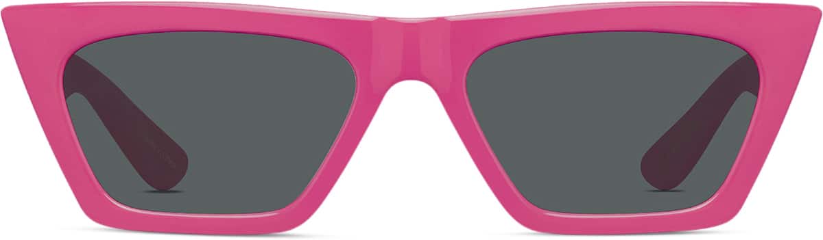 Front view of Cat-Eye Sunglasses T01471912 in Pink