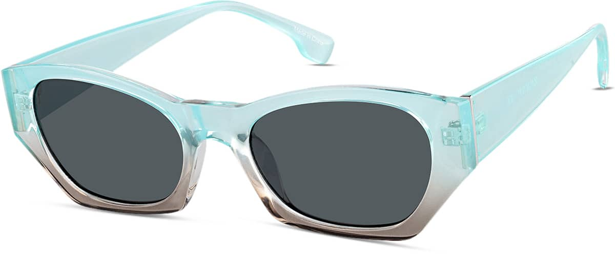 Angle view of Cat-Eye Sunglasses T01481612 in Blue