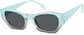 Angle view of Cat-Eye Sunglasses T01481612 in Blue thumbnail
