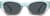 Front view of Cat-Eye Sunglasses T01481612 in Blue thumbnail