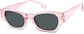 Angle view of Cat-Eye Sunglasses T01481912 in Pink thumbnail