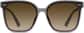 Front view of Square Sunglasses T01491215 in Gray thumbnail