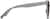 Side view of Square Sunglasses T01491215 in Gray thumbnail