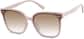 Angle view of Square Sunglasses T01491915 in Pink thumbnail