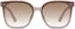 Front view of Square Sunglasses T01491915 in Pink thumbnail