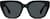 Front view of Square Sunglasses T01512112 in Black thumbnail