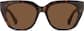 Front view of Square Sunglasses T01512515 in Tortoiseshell thumbnail