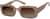 Angle view of Rectangle Sunglasses T01521512 in Brown thumbnail