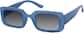 Angle view of Rectangle Sunglasses T01521616 in Blue thumbnail