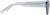 Side view of Geometric Sunglasses T01551612 in Blue thumbnail