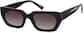 Angle view of Geometric Sunglasses T01552118 in Black thumbnail